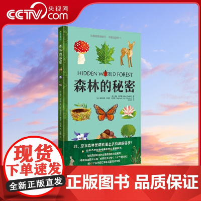 [央视网]森林的秘密 英国Little Tiger高品质科普启蒙翻翻书 适龄6-10岁 (英)莉比 沃尔登 河北美术出版