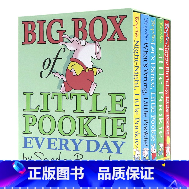 小布奇的日常5册套盒装 [正版]Boynton's Greatest Hits12册盒装 桑德拉博因顿启蒙经典系列 Go