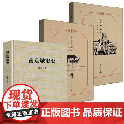 [3册]南京城市史+微南京:漂泊在故乡+微南京:金九在南京 书籍