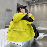 童装男童外套春秋款冲锋衣2026新款春季中大儿童男孩春装上衣洋气