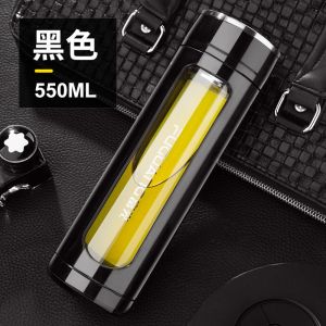 富光玻璃杯水杯男女双层便携夏天大容量家用茶水分离过滤泡茶杯子