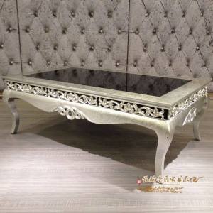 欧式长几实木茶几 烤漆沙发茶几 简约新古典客厅家具长桌厂家直销 默认