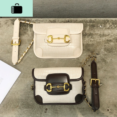 法式小众腋下包链条马鞍包单肩斜挎小包包女包2020新款潮NEW LAKE女斜挎包