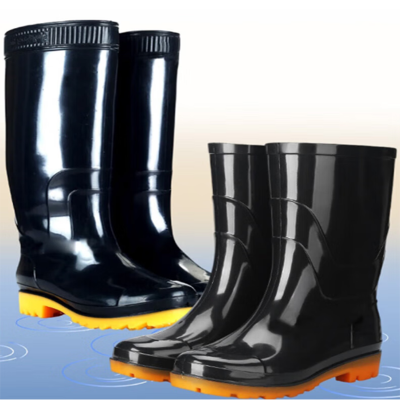 鸿灵睿芯 YX01s 防滑防水雨靴(计价单位:双)黑色