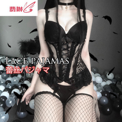 情趣内衣服血滴子透视装马甲制服丝袜诱惑蕾丝套装学生透明费琳