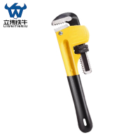 立伟铁牛重型沾塑管钳超大开口8寸/把