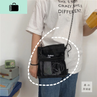 日系原宿街头风土酷少女蹦迪包 ins复古嘻哈手机小包包学生斜挎包NEW LAKE女斜挎包