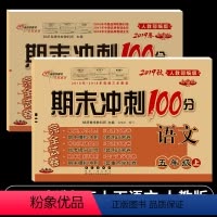 [正版]2019新版小学期末冲刺100分五年级语文上册下册全套2本人教版5五年级上下册语文书同步训练习册辅导书单元期中
