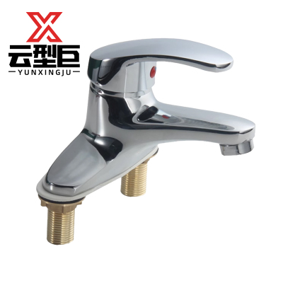 云型巨 混水阀 台盆卫生间老式混水阀洗手洗脸龙头 双孔 单位:个