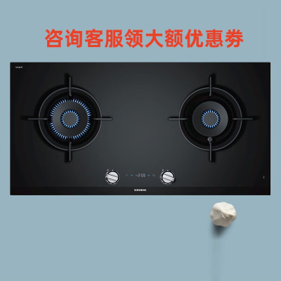 西门子(SIEMENS)ER9SP231MP 燃气灶 天然气 带联动 家居互联 带定时蒸饭柜