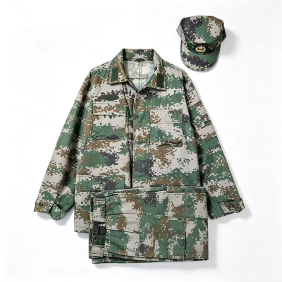 天富星 军训服作训服迷彩服套装 07式 套