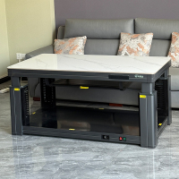 火焰山2025新款取暖桌电暖桌家用升降茶几一体烤火炉餐桌多功能省电