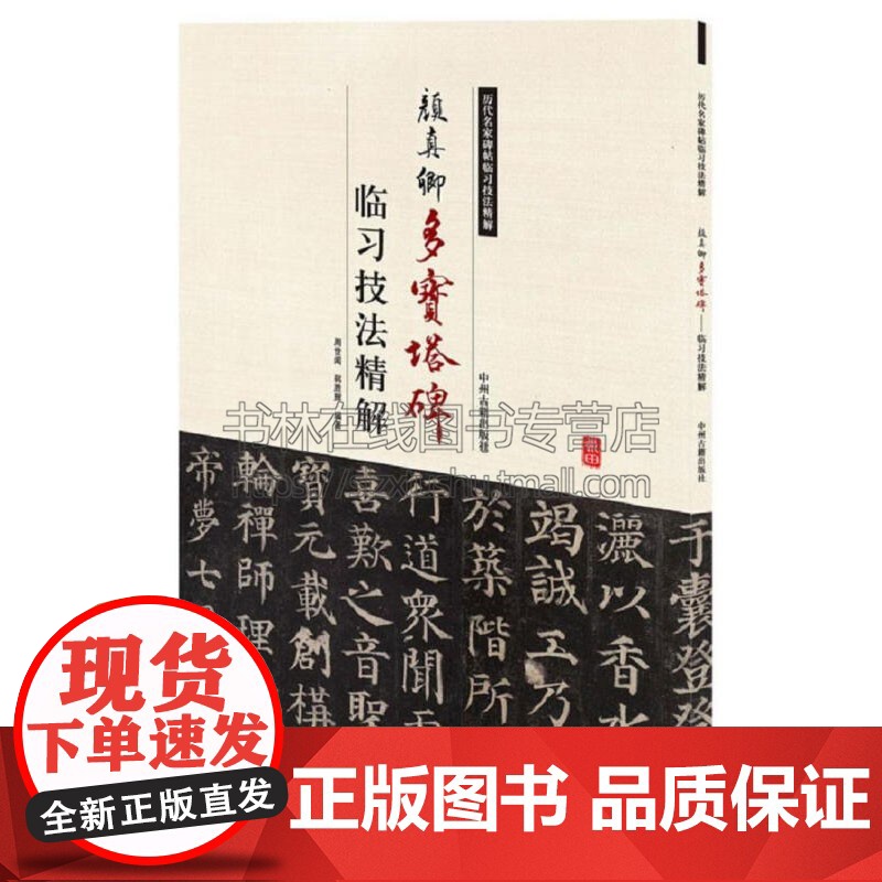 颜真卿多宝塔碑 临习技法精解 中国艺术书法技法碑帖爱好者临摹范本赏析 初学者入门零基础教程 周世闻 韩胜辉 著 中州古