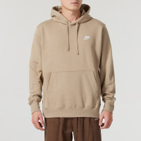 耐克(NIKE)加绒卫衣男士新款跑步休闲运动服针织连帽套头衫BV2655-247 ZP