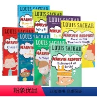 8册套装麻烦精马文 [正版]歪歪路小学1-4册 英文原版 The Wayside School 4-Book Box S