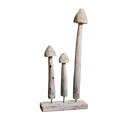 美帮汇梧桐原木摆件 地面软装饰 森系美式粗放质朴艺术气质天