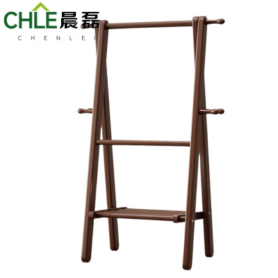 晨磊实木衣帽架80*46*150cm/个