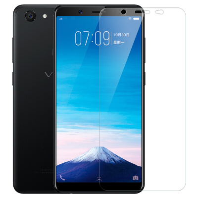 [买2送手机壳]轻万适用vivoy75钢化膜非全屏玻璃贴膜高清透明手机保护膜