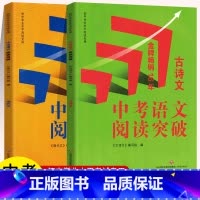 中考语文阅读突破[现代文+古诗文] 初中通用 [正版]初中学业水平考试学习资料中考语文阅读突破《古诗文》+《现代文》专项