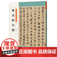 赵孟頫尺牍 赵孟俯跋王羲之快雪时晴帖跋怀素论书帖行书十札卷致民瞻札历代名家尺牍精粹书法字帖技法临摹书籍 河南美术出版社