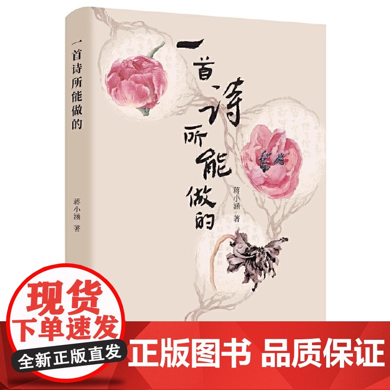一首诗所能做的 玻璃美人蒋小涵在演员 主持人歌手事业之外跨界创作的shou部诗集 广西师范大学出版社 正版书籍