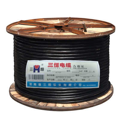 三恒 五芯铜芯电缆ZC-YJV 4×25+1×16mm² 米