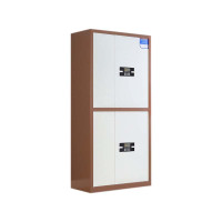 铭威盾保密柜财务档案柜文件柜办公室资料储物柜保险柜电子密码国保锁通双节咖框白门-电子密码锁常规