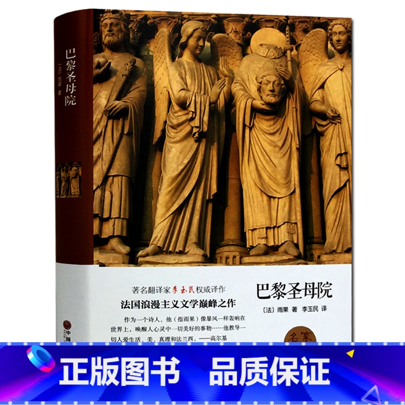 [正版] 巴黎圣母院名家名译 精装版全译本无删节 雨果 学生 青少年成人版中外世界文学名著书籍 外国名著 现代 当代文学
