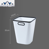 北欧垃圾桶家用客厅创意垃圾分类拉圾筒厨房卫生间卧室无盖简约 三维工匠