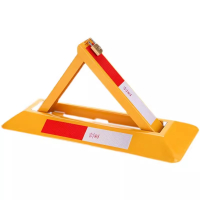 秀芮广告印刷 停车位地锁车位锁加厚槽钢三角锁停车桩免打孔 个