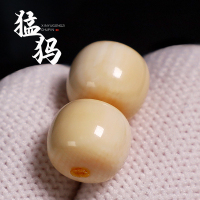 冰料原色猛犸象牙老型桶珠隔珠散珠手串星月金刚菩提文玩DIY配饰