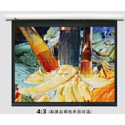 全新JK经科I200系列4:3 150寸白塑高清手动幕