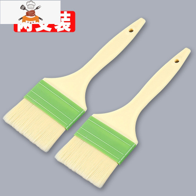 烘培食品级油刷面包可高温厨房家用烙饼烧烤刷酱刷子 敬平 大号2只装 满5件送粘钩