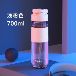 飞利浦tritan水杯子学生太空杯男运动便携防摔茶杯大容量水瓶壶