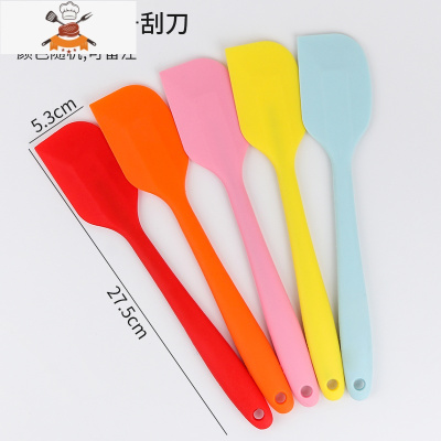 烘焙工具硅胶铲子可高温油刷家用一体式刮刀抹油奶油蛋糕刮板抹刀 敬平 一体式大号刮刀