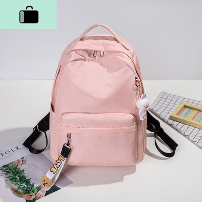 中学生书包女韩版2019新款ins风大容量高中小学生初中生双肩背包NEW LAKE女士双肩包