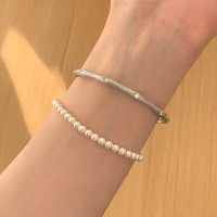 s925纯银星芒拉丝手镯轻奢高级感精致小众设计手串女时尚百搭送女朋友老婆情人节七夕生日礼物