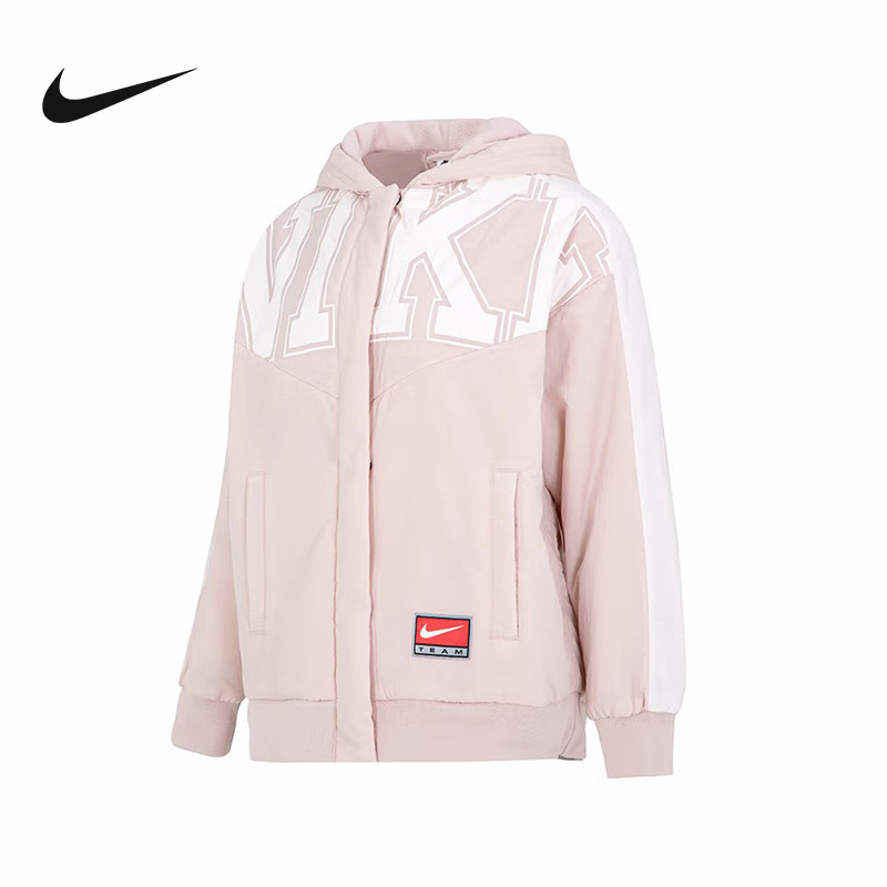 nike耐克棉服女子2022冬季新款时尚休闲防风保暖运动服dq6939-601