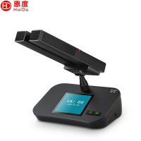 惠度(HuiDu)QH-8809A有线手拉手会议麦克风工程会议室多功能高端桌面电容视像追踪方管话筒主席麦