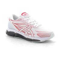 ASICS跑步鞋男轻便舒适缓震保护耐磨防滑贴合脚型白色红色