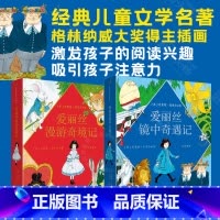 [正版]套装2册:爱丽丝镜中奇遇记 爱丽丝漫游奇境记 刘易斯&middot;卡罗尔代表作大奖得主插画 孩子阅读道路上不