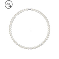 JiMi内马尔同款珍珠项链男士嘻哈潮牌小众设计高级感百搭毛衣锁骨链女