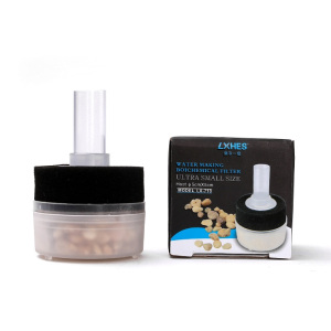 水族箱过滤迷你水妖精气动式生化净水过滤器陶瓷圆形电动大号养鱼 水妖精LX-710 默认尺寸