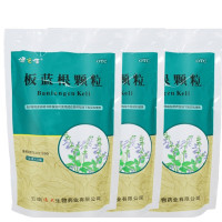 三包]健之佳 板蓝根颗粒10g*23袋*3包 清热解毒 凉血利咽 用于肺胃热盛所致的咽喉肿痛 口咽干燥 急性扁桃体炎