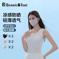 Bonnie&amp;Toni防晒口罩男女高颜值防紫外线2025新款冰丝轻薄透气运动骑行口罩