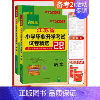 [2024-小升初28套]语文+英语 2本-江苏版 小学升初中 [正版]2024新江苏省小学毕业升学考试试卷精选28套实
