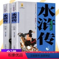 [正版]中国古典文学四大名著水浒传原著青少年版上下卷白话文儿童学生版美绘版9-10-12-14岁初中生小学生课外阅读书