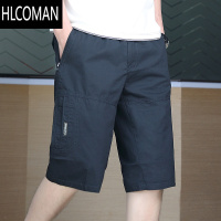 HLCOMAN夏季七分裤男士薄款百搭工装休闲六分短裤男装直筒大裤衩子潮
