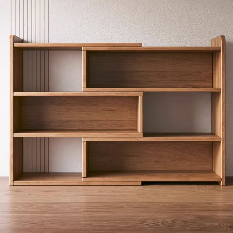 简易书架桌面置物架学生书桌多层柜子收纳架桌上储物柜家用小书柜