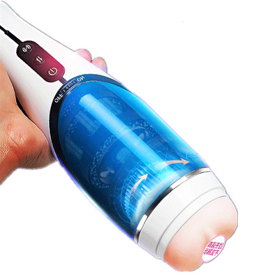 璇爱XUANAI电动飞机杯能智记忆伸缩加温热阴锻茎炼自卫慰快乐名器玩具倒模真阴夹吸处通道女男生成人士情专趣用品保性健炮机